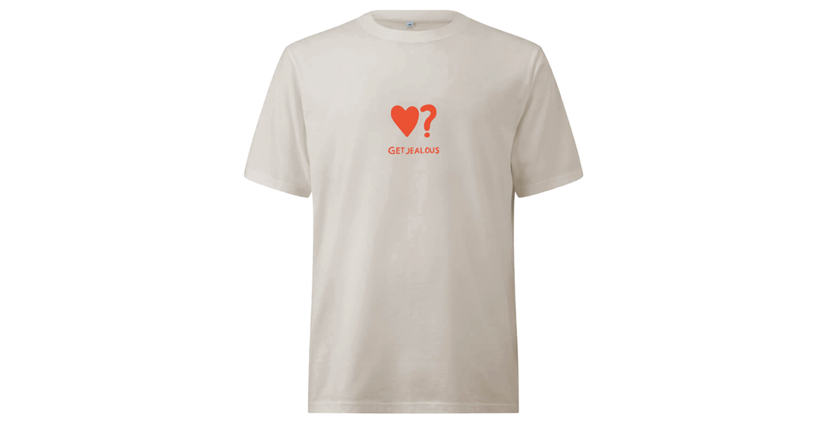 Get Jealous Shirt weiß, Shirt - Off White